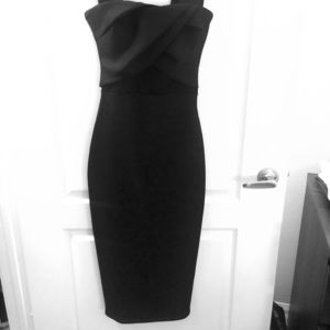 Midi black dress